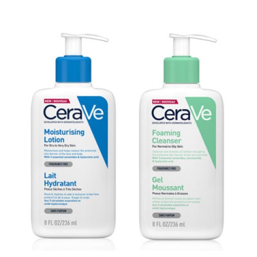 CeraVe適樂膚 長效保濕8oz洗護組
