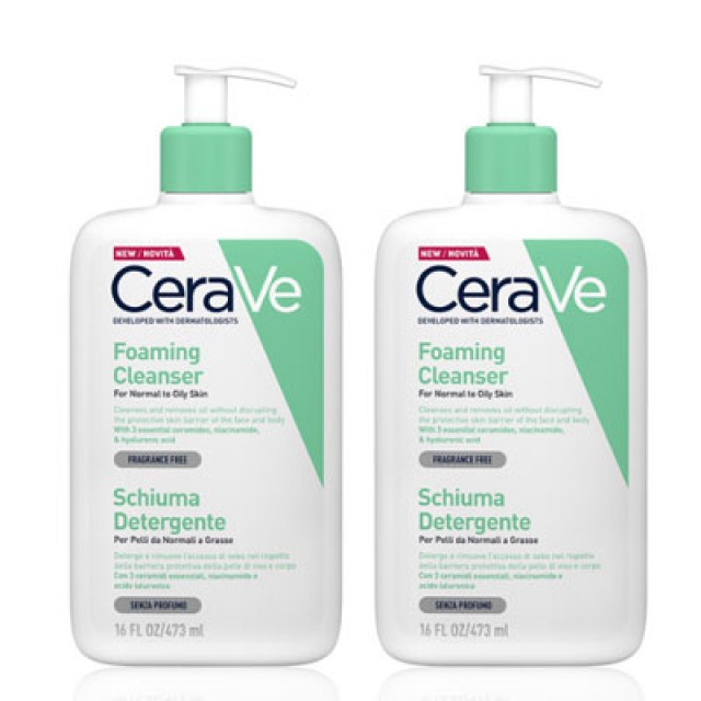 CeraVe適樂膚 溫和泡沫潔膚露雙入組