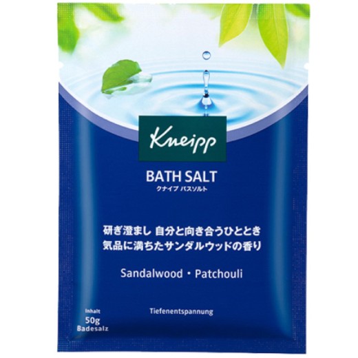 Kneipp克奈圃 檀香木廣藿香鹽泉浴鹽 日本限定版 50g