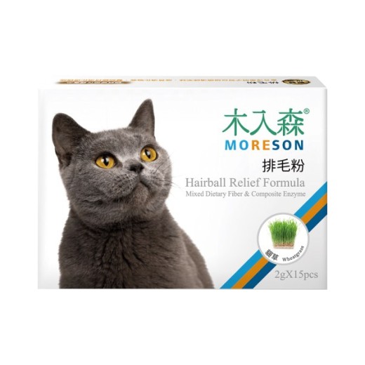 木入森 貓咪排毛粉-貓草風味 15包