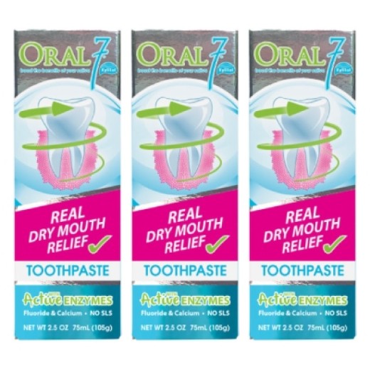 Oral7口立淨 酵素護理牙膏 3入組