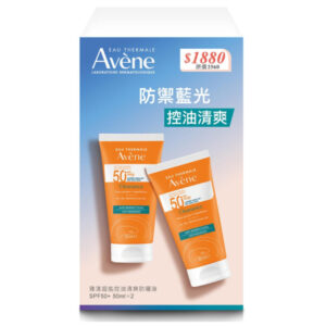 雅漾 超能控油清爽防曬液 SPF50+ 二入組