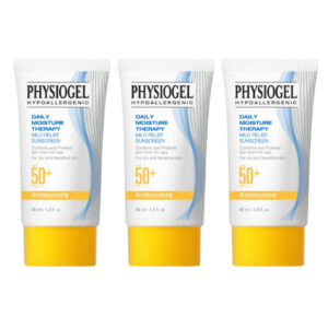 潔美淨 低敏全物理保濕防曬霜SPF50+PA++++ 3入組 (末效期:2027/01/30)
