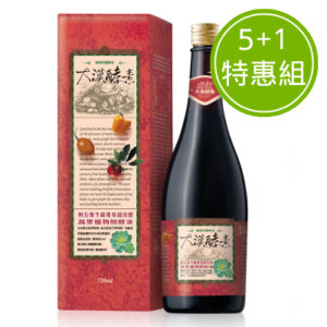 大漢酵素 刺五加冬蟲夏草菌絲體蔬果植物醱酵液5+1特惠組