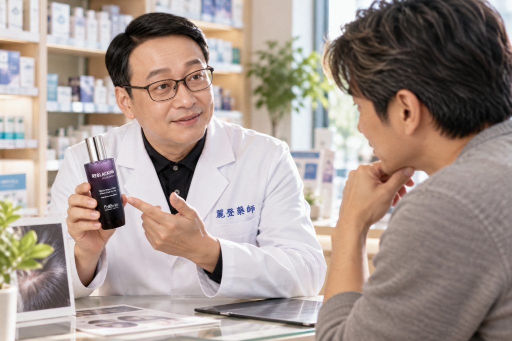 髮利明黑釉亮:讓皮膚科醫師評估 髮利明黑釉亮:讓皮膚科醫師評估
