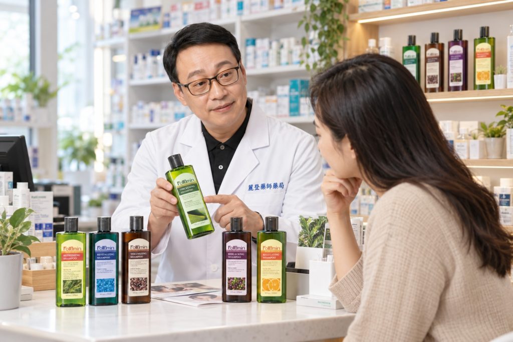 使用髮利明洗髮精之前,Jacky藥師提醒 髮利明洗髮精六款怎麼選?茶樹、柑橘、鋸棕櫚、咖啡因、藍銅、紫丁香的差別