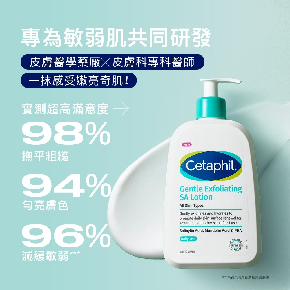 Cetaphil舒特膚 三酸煥膚嫩亮修護乳 473ml