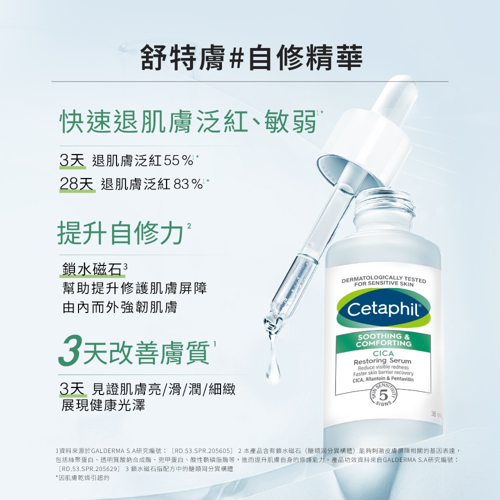 Cetaphil舒特膚 舒新雪潤B5修護精華
