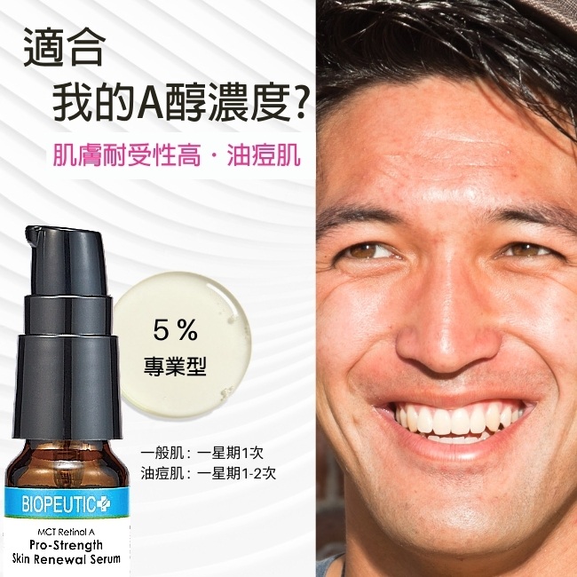 Biopeutic葆療美 MCT A醇細緻煥活精華(1%居家型) 10ml