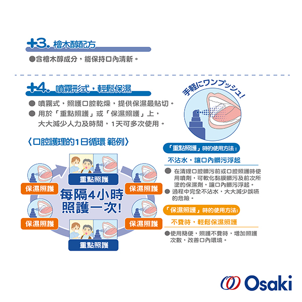 OSAKI 口腔保濕凝膠噴劑(蘇打) 50ml
