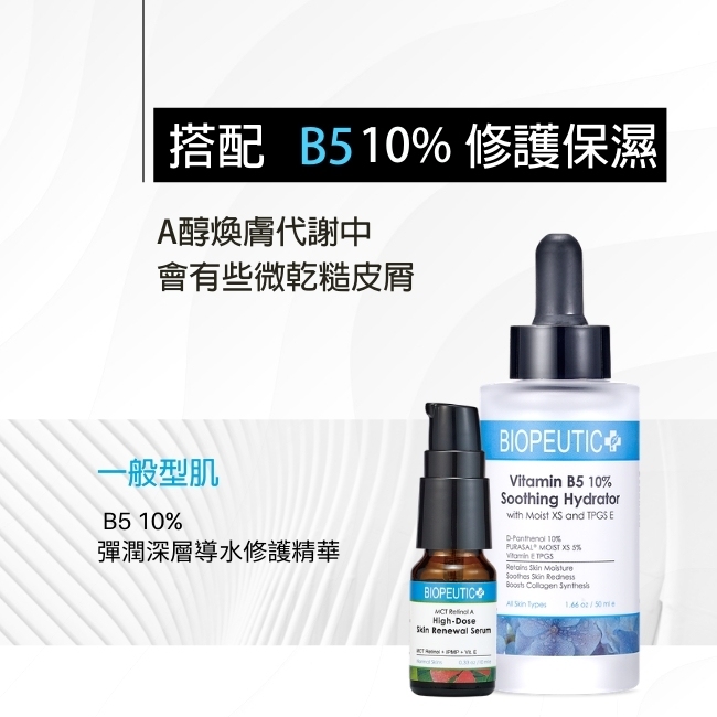 Biopeutic葆療美 MCT A醇細緻煥活精華(1%居家型) 10ml